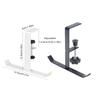 Convenient Under Desk Hook Functional Nonstick Table Hook Portable Hanger for Keys Bags Headphones and More