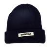 Knitted Hats Women Black Beanie Thick Hat Winter Hats Beanies  Skullcap