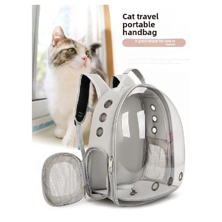 Cat Bag Pet Backpack Going Out Portable Transparent Space Capsule Pet Bag Panoramic Cat Supplies Breathable Backpack