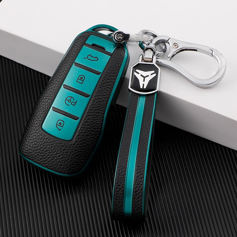 2019 Xiaopeng G3 Car Key Cover: Premium Leather Texture, Full Coverage, Anti-Drop Protection for Men and Women