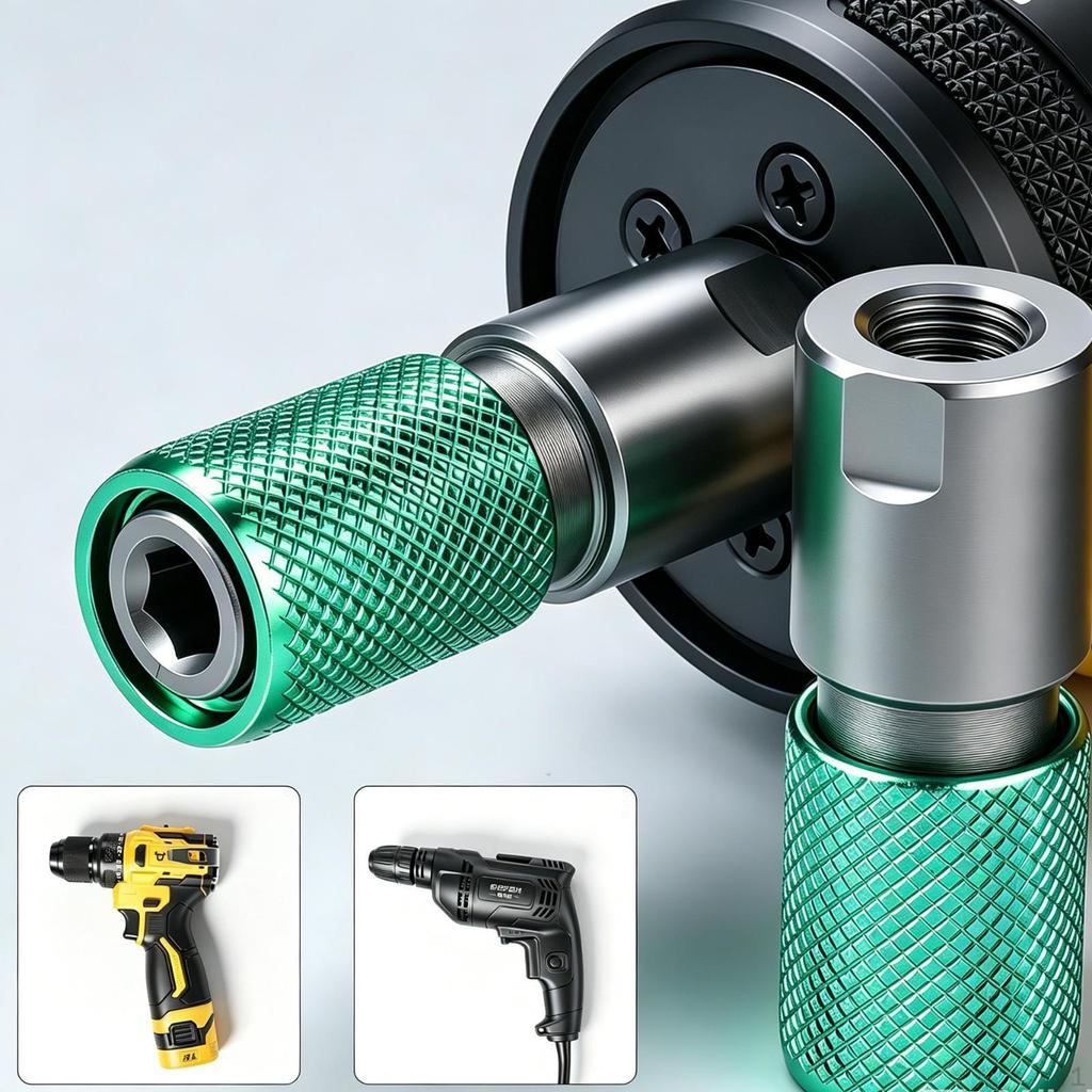 6.5mm Hex Shank Adapter with Aperture Quick Coupling for Various Tasks Universal Connector