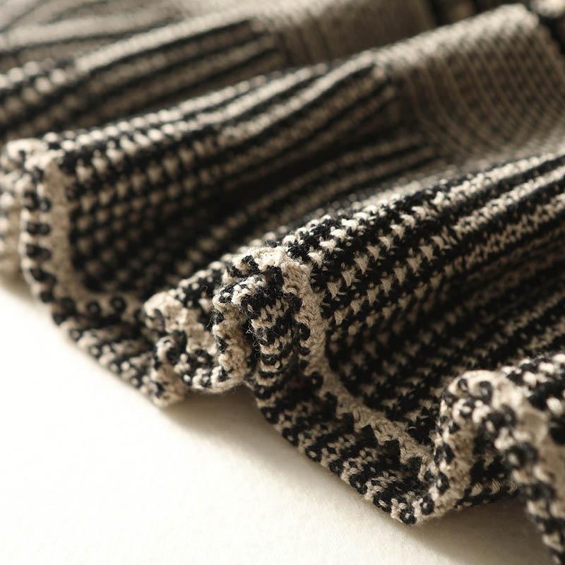 Women Sweater Dress 100% Wool MODERN NEW SAGA V-neck Knit Long Pullover Winter Jumpers Wool Long Dress Female