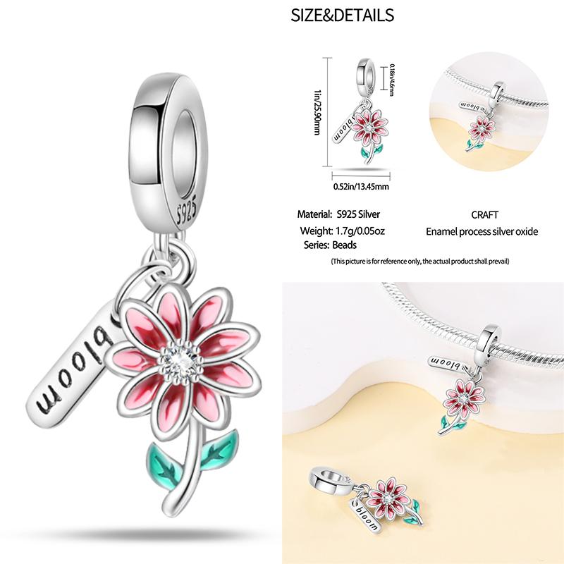 Copper Classic Purple Retro Heart Shape Lotus Angel Pattern Charms Beads Fit Necklace Bracelets Pendant Diy Jewelry