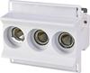 D0 Socket (3p) for TH Rail D01N/3-K E14