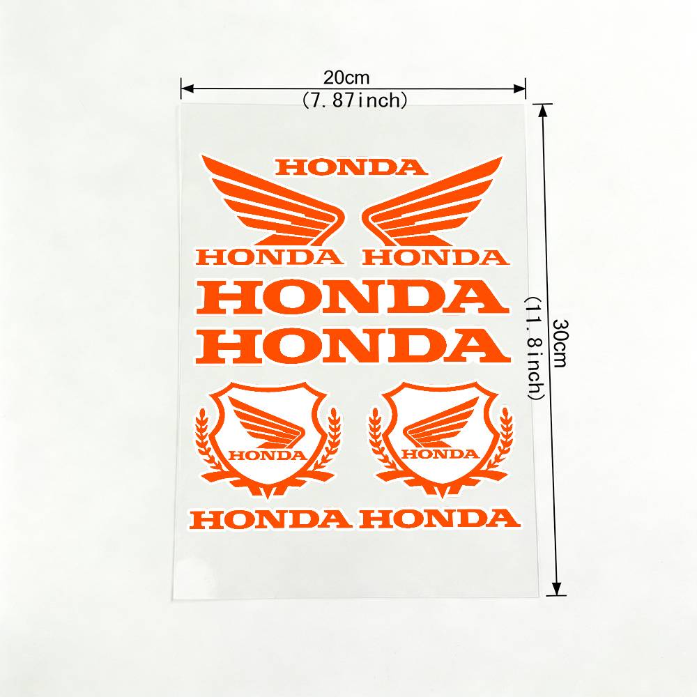 For Honda 18 colors Reflective motorcycle stickers, 3M safety warning at night in the dark scooter helmets UO2