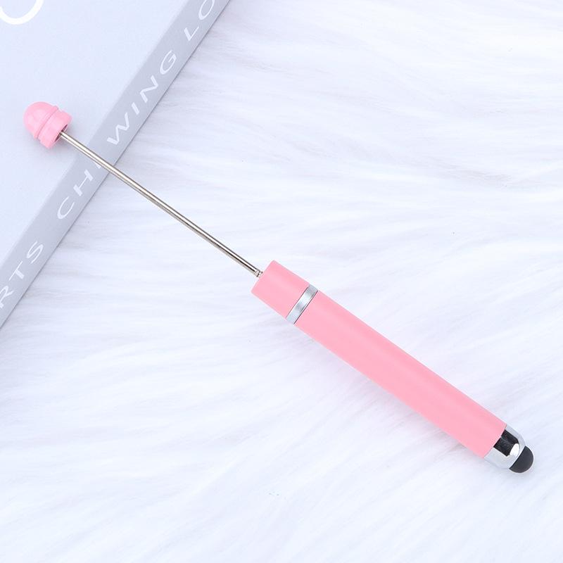 Multi-functional Touch Screen Beading Ballpoint Pen with Extended Rod for DIY Cute Bead Design