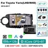 Autorádio Android 14 Carplay pro Toyota Yaris 2012 2013 2014 2015 2016 2017 Navigace GPS Multimediální přehrávač stereo wifi BT Auto