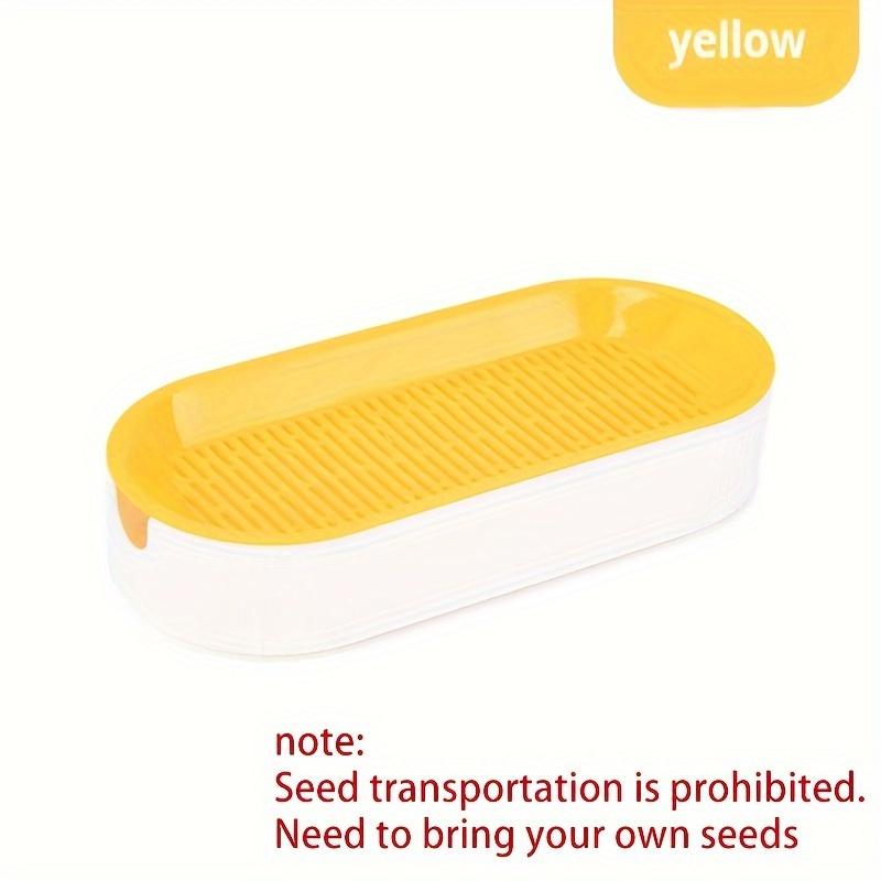 1pc New hydroponic box cat snack cat grass seed planting set separated soilless hydroponic cat grass
