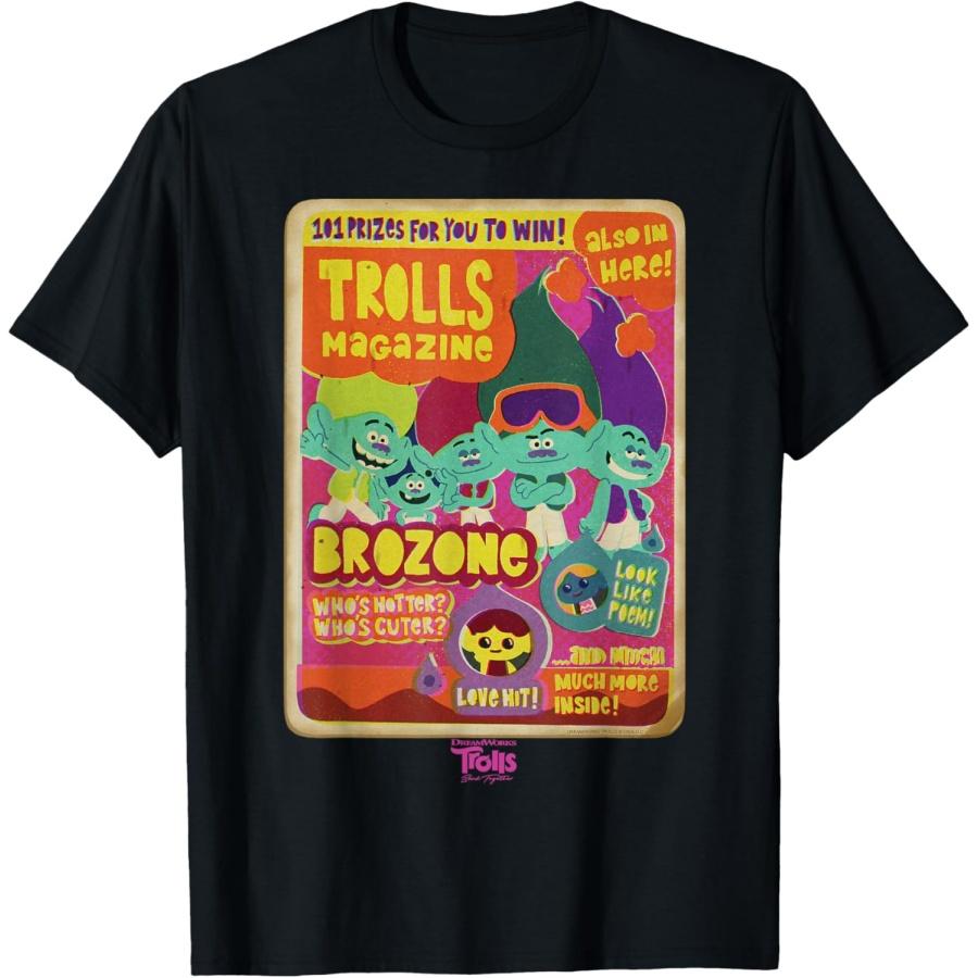 Футболка с обложкой журнала DreamWorks Trolls Band Together Brozone S