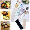 your chopsticks and straws with Chopstick holder drawstring set of chopstick straw cutlery cloth [Carry you!] bag, plain, 5, holder, storage, case,