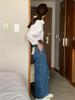 Women's Versatile Japanese Style White Long Sleeve Shirt