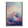 Pastelowe Górskie Marzenie Pastelowe Górskie Marzenie, 50X70 Cm, Rama Drewniana Jasny Dąb, Papier Matowy 230 Gsm