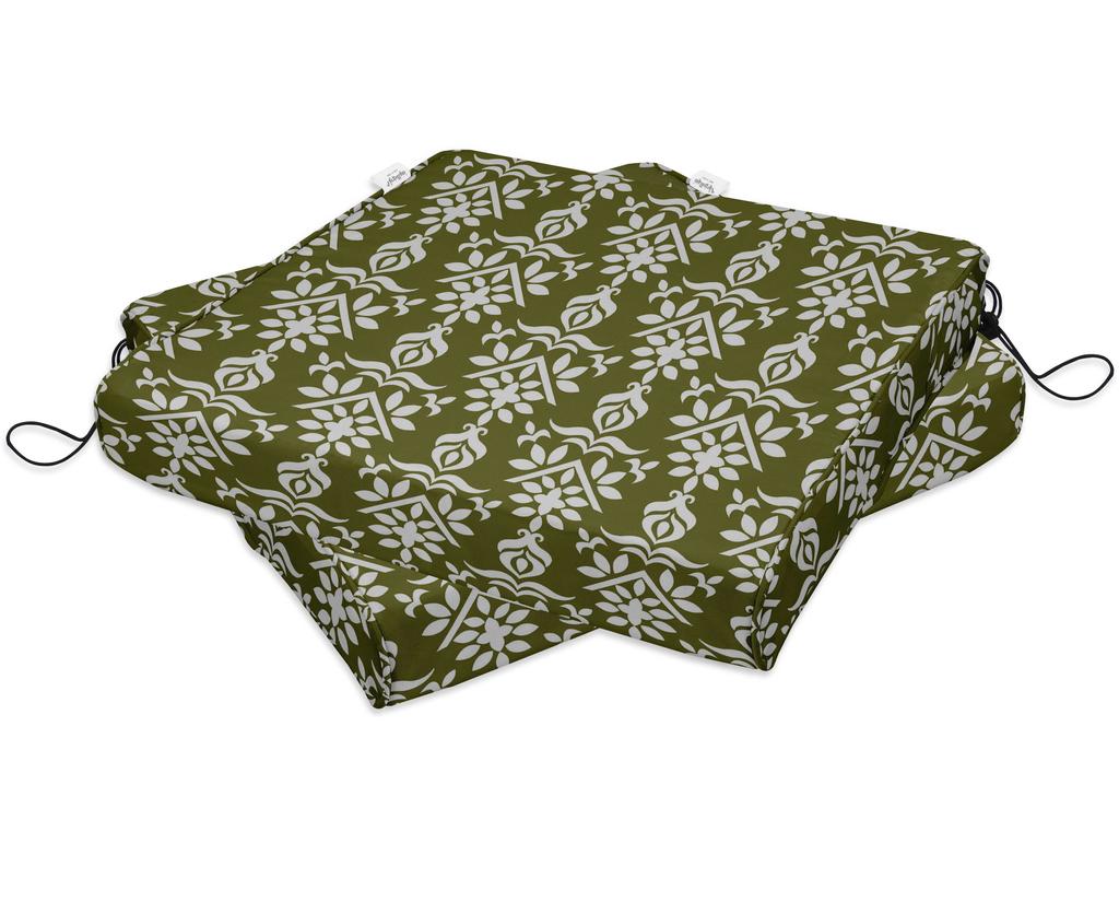 Vargottam Perfect Outdoor Indoor Square Corner Seat Cushions Water-Resistant Lounge Chair 18.5" X 16" Home Office Patio Furniture