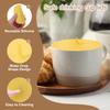 3Pcs Silicone Cup Covers 3.94" Teardrop Universal Cup Lids Reusable Drinking Hot Cold Beverages for Mugs Tea Cups Coffee Cup