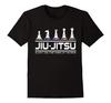 Fashion Men Tops Creative Jiu Jitsu Train TShirt Retro Brazilian Jiu Jitsu Shirt BJJ Graphic Tshirts Male Loose Tee Ropa Homb...