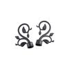 Imitation Iron Curtain Pole Finials ABS Material Roman Rod Curtain Accessories   Curtain Decorative