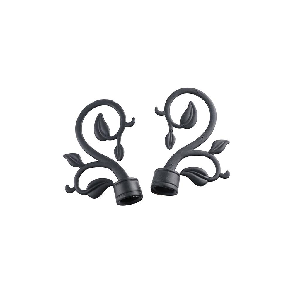Imitation Iron Curtain Pole Finials ABS Material Roman Rod Curtain Accessories Curtain Decorative