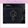 Bolsa Tiracolo Trapstar Unissex Estilosa na Cor Preto Refletivo Perfeita Para Personagens de Viagem Casuais)