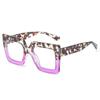 Oversized Anti-Blue Light Glasses Colorful Computer Eyewear Fashion Female Eyeglasses  for Women
