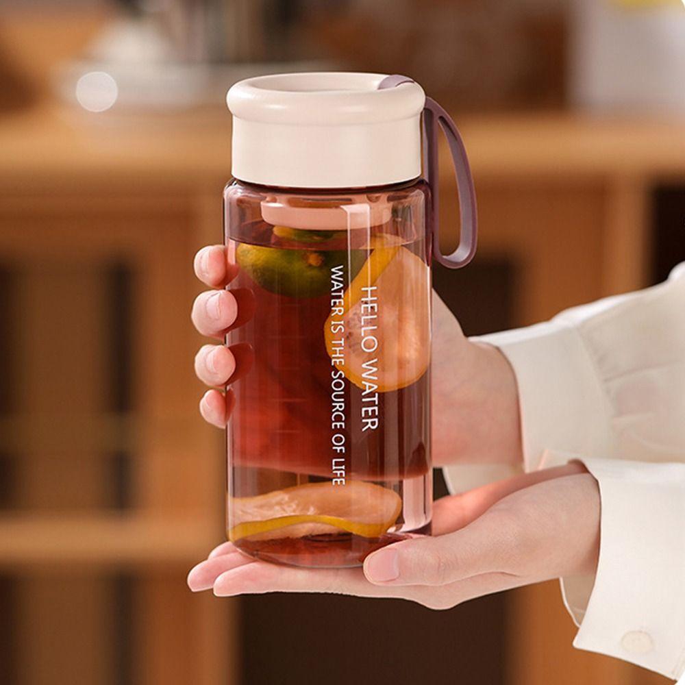 with Tea Strainer Single-layer Plastic Cups Leak-proof Carrying Rope Water Bottle Water Cup