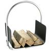 HI - HI Silver Firewood Holder 40.5x30x47 Cm