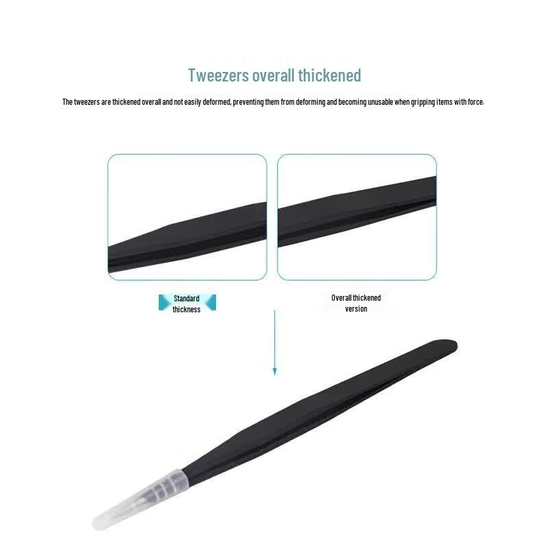Honggong 4-Piece Stainless Steel Tweezer Set
