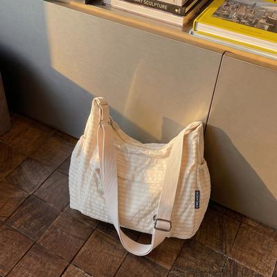 Women's Large Commuter Bag Plaid Shoulder Bag