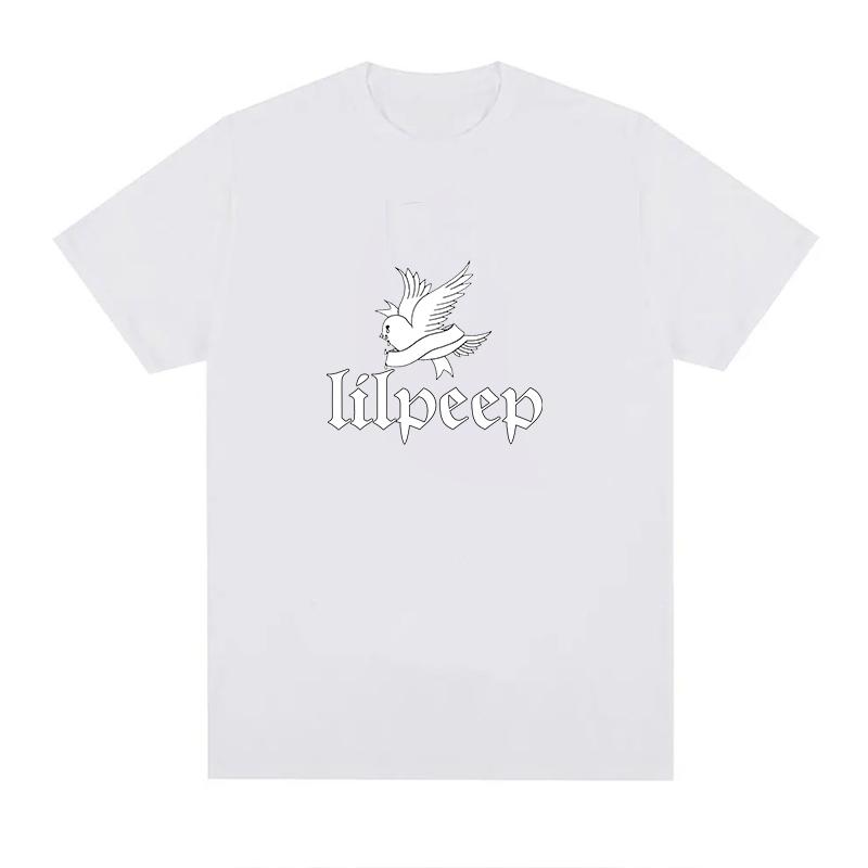 T-shirt Lil Peep Unisexe Unisexe Grande Taille Mode Col Rond Respirant Décontracté Streetwear Harajuku Surdimensionné Imprimé T-shirts Unisexe