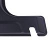 2-Piece Rear Window Cable Trim Covers, Shaped ABS Left and Right Pieces with Flanged Edges, Clearance Slots and Adhesive Backing for Both Sides
