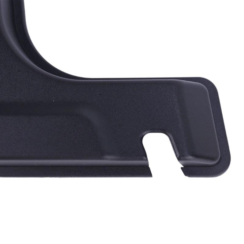2-Piece Rear Window Cable Trim Covers, Shaped ABS Left and Right Pieces with Flanged Edges, Clearance Slots and Adhesive Backing for Both Sides