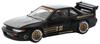 Genesis Company POP RACE 1/64 Pandem Silvia S13 - Black (Finished Model) PR640289