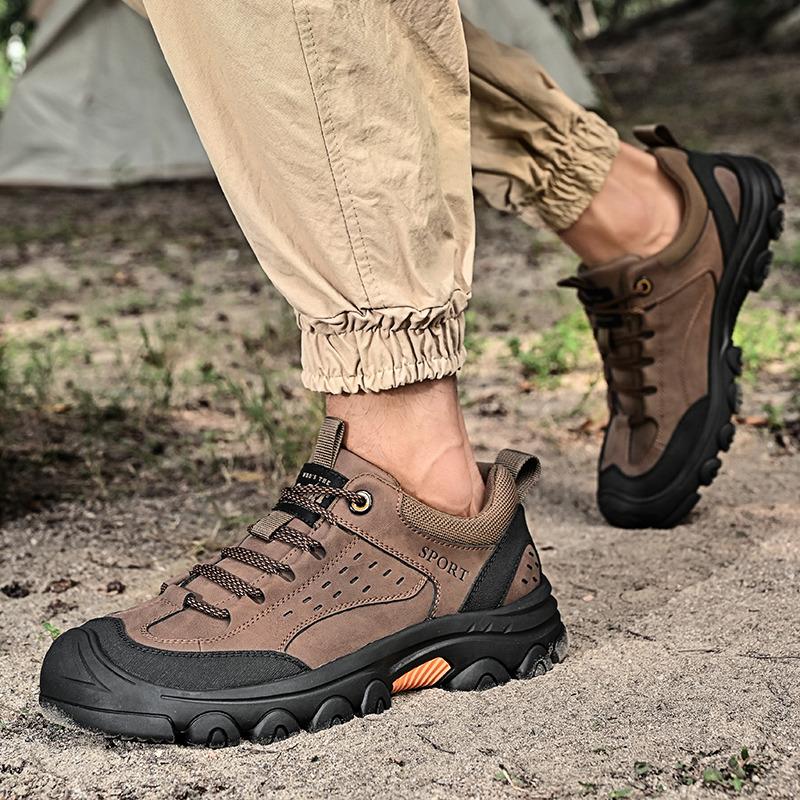 Men's Hiking Shoes Autumn Outdoor Walking Sneakers Plus Size 46 Non-slip Climbing Trekking Shoes Man Work Shoes Tenis Masculino