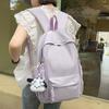 Schoolbag High-value New Cute Children's Mini Schoolbag Mori Sweet Wind Girl Cream Solid Color Versatile Backpack