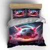 "Cosmic soccer explosion." Bedding sets Duvet covers Pillowcases(1* Duvet Cover 2* Pillowcases without duvet insert)