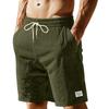 Men'S Straight Work Pants Fashionable And Casual Drawstring Shorts