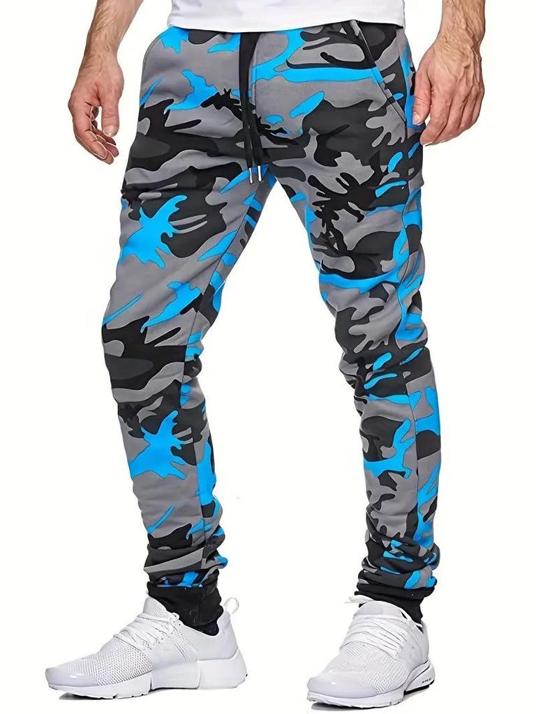 2024 Men's British Style 3D Printed Sports Casual Trousers