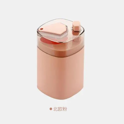 

Креативная коробка для зубочисток, автоматическое выдвижение при нажатии, с подставкой, для дома, легкая роскошь, портативная, хранение и организация пыли для зубочисток Pink