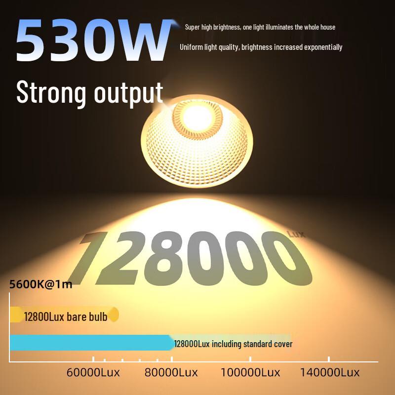 LATZZ 500W COB Bi-Color LED Video Light for Live Stream & Photography