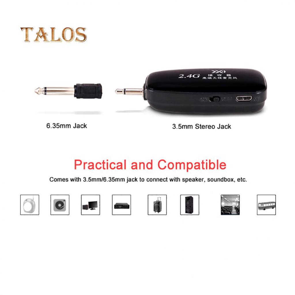2.4G Wireless Microphone Speech Headset Radio For Loudspeaker Teaching Guide Mic Computer Gadgets