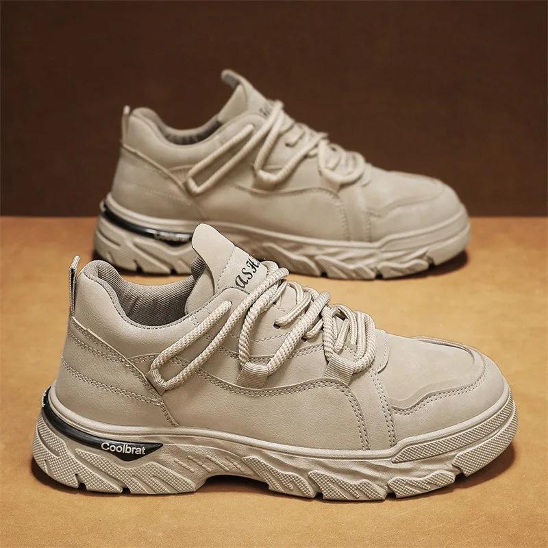 New Exquisite Men's Sneakers Thick soled Height Increasing Breathable workwear Casual Sports Running Shoes Zapatos Para Hombres