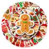 50 Christmas-Style Fresh Festival Stickers for Water Cups & Phone Cases