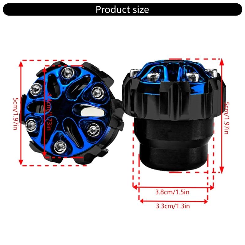 Forcella Anteriore di Sicurezza in Alluminio Leggero per Moto Tazza Forcella Fornisce Protezione dagli Impatti Design Elegante per una Guida Sicura 1 Coppia
