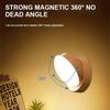 360 Rotating Motion Sensor LED Light Rechargeable Battery Operated Night Light for Bedroom, Stairs, Hallway, Closet, Cabinet