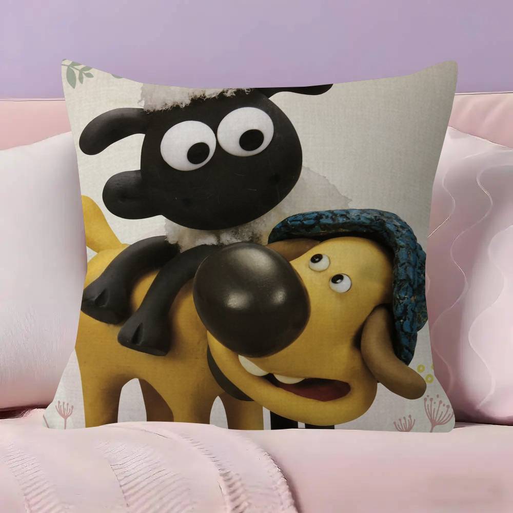 Pillow Gifts Home Office Furnishings Bedroom Sofa Car Cushion Cover Case 45x45cm SShaunSthe Cute Ssheeppes