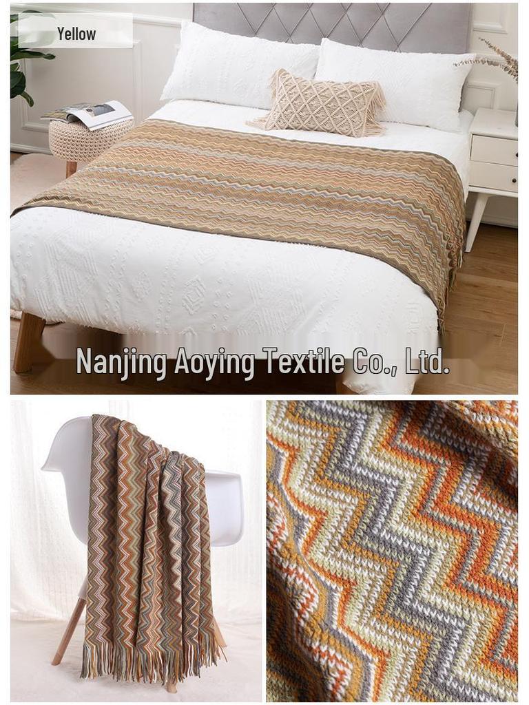 Bohemian Ethnic Tassel Sofa & Bed Throw Blanket