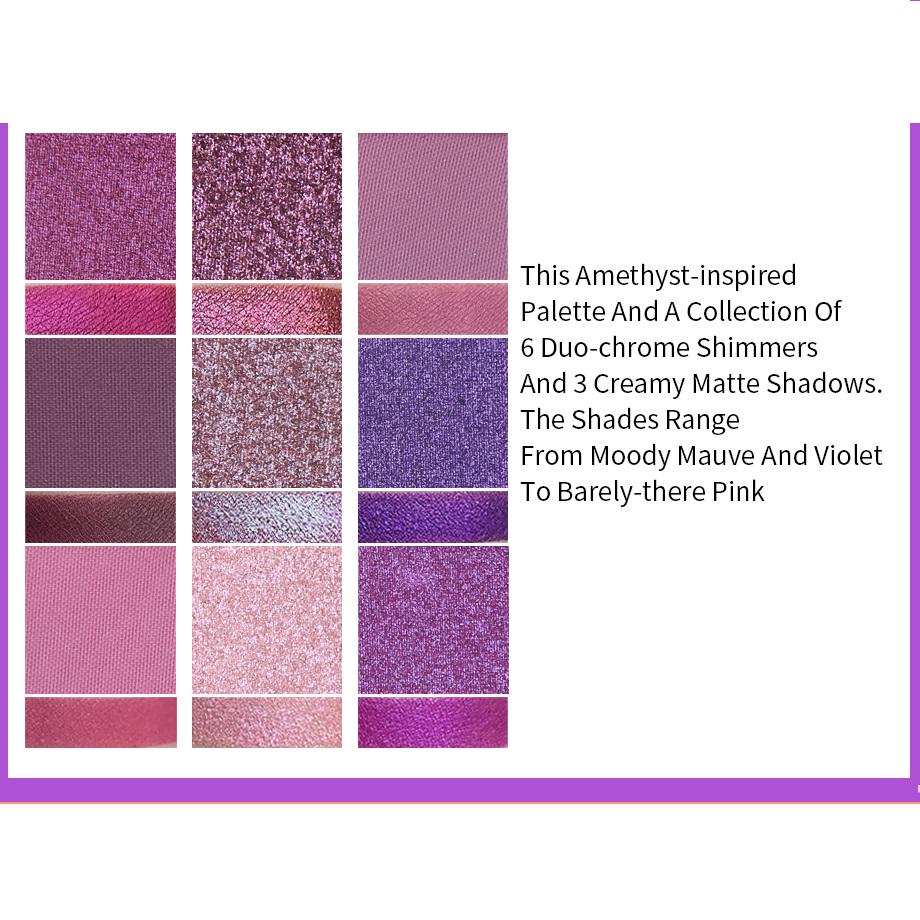 9 Colors Shimmer Matte Eyeshadow Palette Fashion Makeup Soft Texture Pigments Eyeshadow Palette