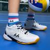36-46 Casal Plus Size Amortecimento Antiderrapante Respirável Tênis Tênis Vôlei Sapatos Esportivos Badminton Treinamento Sapatos