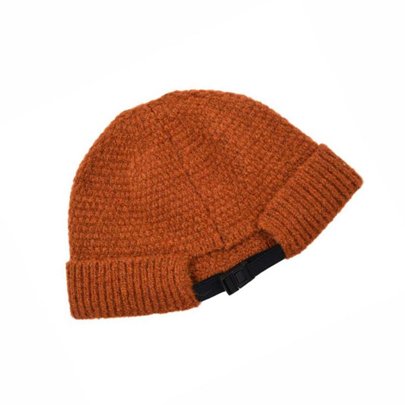 1PC Berretto da Teschio Caldo Berretto Invernale Cappellino da Baseball Hip Hop Fibra Acrilica Uomo Cappello Lavorato a Maglia Autunno Outdoor Berretto Piegato Morbido