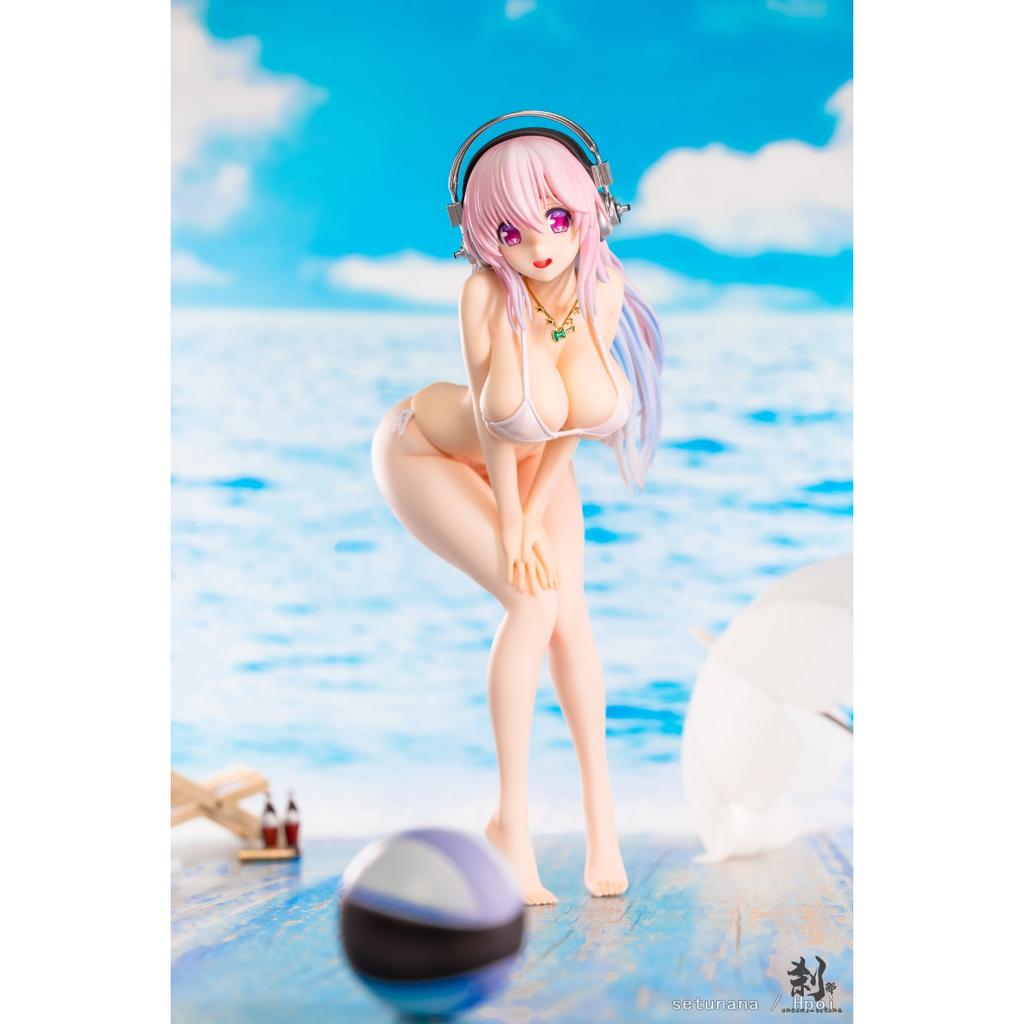 21cm Anime Figure Wave Dream Tech Nitro Super Sonic Sexy Girl SONICO Bikini Style Pvc Adult Collection Model Doll