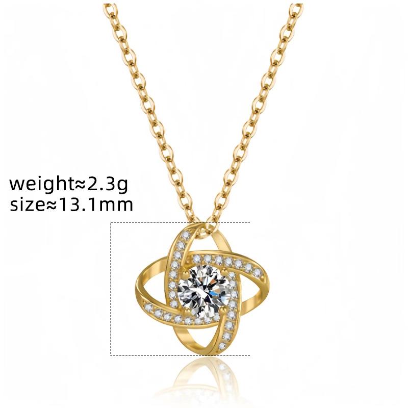 

Элегантное колье из стерлингового серебра 925 пробы в виде четырехлистного клевера—Не тускнеющее, в европейском и американском стиле хай-энд для женщин, идеально для осени и зимы. 925 Silver